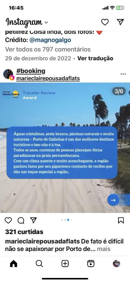 Flat Oka Beach Residence Luxo Pôrto das Galinhas Exteriör bild